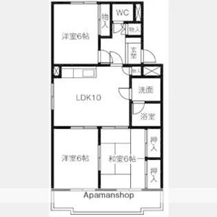 ロワールJT【1階】の間取り
