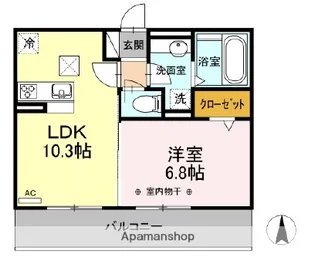 オハナ【1階】の間取り