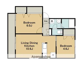 グランドール如意申 B棟【1階】の間取り