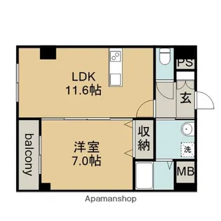 エスタシオン勝川【2階】の間取り