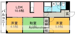 リバティーフォレストⅡ【1階】の間取り