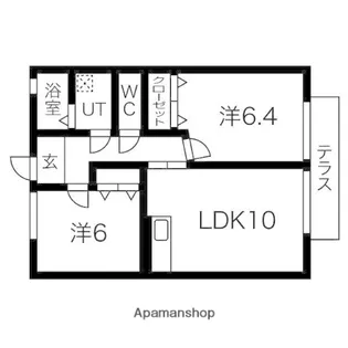 ソフィア八田【2階】の間取り