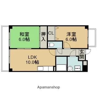 Chez-Soi M (シェソワエム)【4階】の間取り