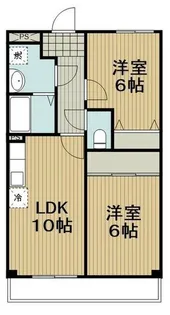 CHEZ−SOI M【2階】の間取り