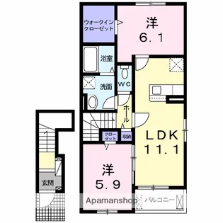 SKY HOPE【2階】の間取り