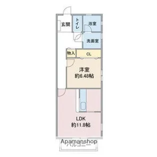 GRACE豊山【2階】の間取り