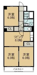 スワン【2階】の間取り