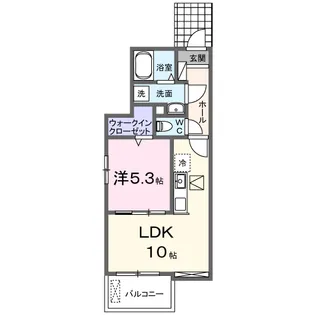 アムール Ⅰ【1階】の間取り
