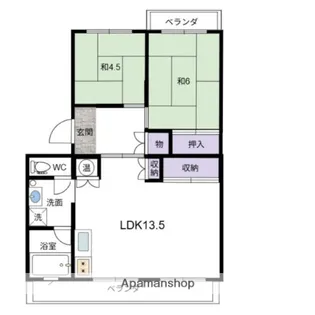 クリーンハイツ61【2階】の間取り