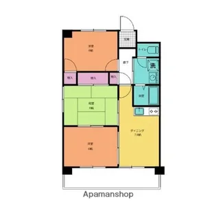 リバティーフォレスト【3階】の間取り