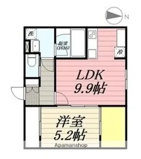 FSあじまテラス【1階】の間取り