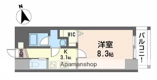 SUGARHILLSOZONETERRACE【8階】の間取り