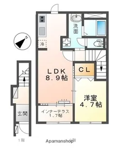 仮)豊山町豊場新栄34ー1アパート【2階】の間取り