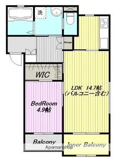 メゾンココネコ【1階】の間取り