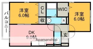サンパティーⅠ 南【1階】の間取り