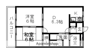 愛知県春日井市如意申町2丁目【アパート】の間取り