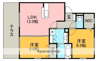 ムーンウェーブ【1階】の間取り