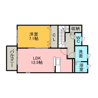アスピリア ナチュール【2階】の間取り
