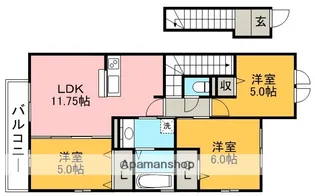 アルモニー【2階】の間取り