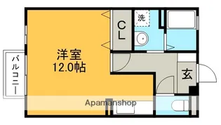 フォレスタ森山田 B棟【2階】の間取り