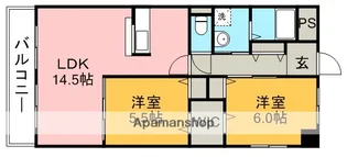 Bonheur・cle’【3階】の間取り