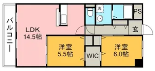 Bonheur・cle’【2階】の間取り