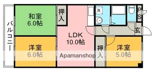 グリーンヒルYAMATO【4階】の間取り