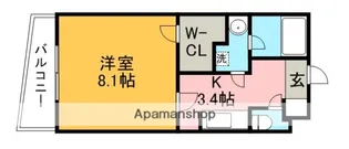 ソレイユ ルヴァン【1階】の間取り