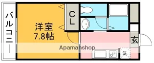 1Kの間取り画像