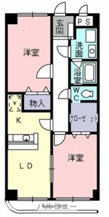 メイプルハイツ【3階】の間取り
