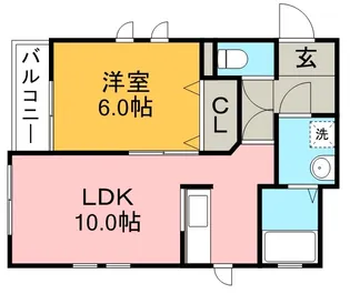 サンティール【2階】の間取り
