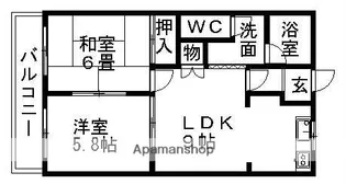愛知県春日井市弥生町1丁目【アパート】の間取り