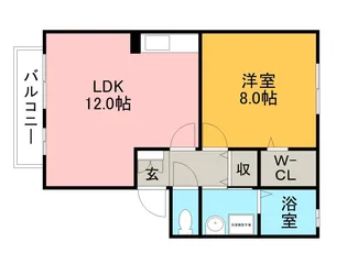 カレーラ【1階】の間取り