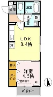 ルポゼ【2階】の間取り
