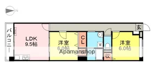 ステージM【2階】の間取り