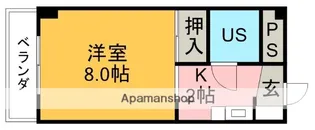 オレンジアベニュー【3階】の間取り