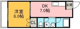 アーバンハイツ【00102号室】の間取り