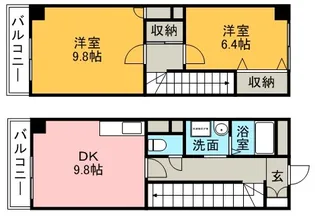 リオラード【312号室】の間取り