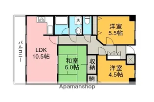 梓マンション【3階】の間取り