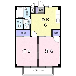 ファミール富士【2階】の間取り