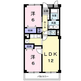 タツミ B【3階】の間取り
