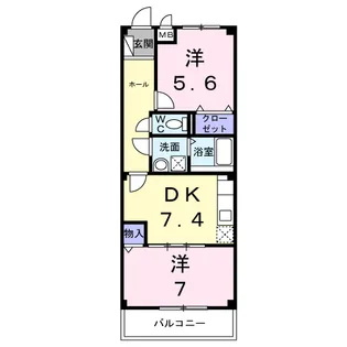 セレッソ ベージョ【2階】の間取り