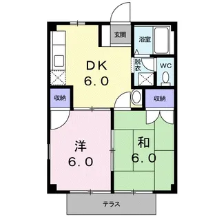 アムール21【1階】の間取り
