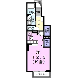 サンメゾンⅠ【1階】の間取り