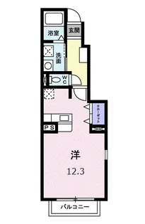 サニーハウス【1階】の間取り