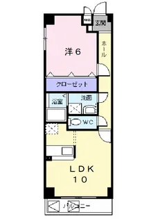 エトワールIWAKURA【4階】の間取り