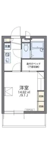 1Kの間取り画像