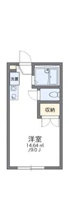 レオパレス藤宮【1階】の間取り