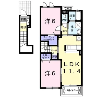 ネオサンライズ【2階】の間取り
