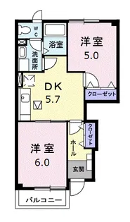 ピュア ウィンド【1階】の間取り